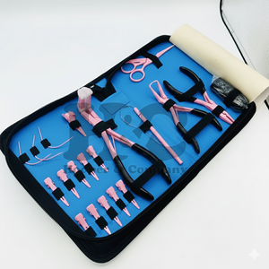 Nuevo Kit de Herramientas Profesionales para Extensiones de Cabello, Alicates de Acero Inoxidable de Grado Quirúrgico, Micro Bread, Impermeables, Comerciales - Product Image 6