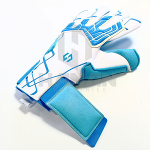 Guantes de portero de cuero con agarre completo | Guantes de fútbol de alto rendimiento con costuras fuertes y transpirabilidad - Product Image 2
