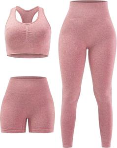 Ensemble de yoga pour femme au design optimal, personnalisé, nouveau, sans couture, à bas prix, vente en ligne, leggings pour femme - Product Image 1