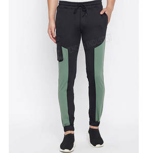 Pantalon de jogging sur mesure pour hommes taille moyenne motif droit conception vêtements en coton avec quantité minimale de commande bas - Product Image 1