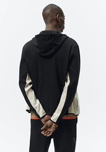 Sudadera con capucha de bloque de color con mangas largas y cierre frontal Technics bordado con cremallera termo-sellada Bolsillos de cadera con bloqueo automático - Product Image 2