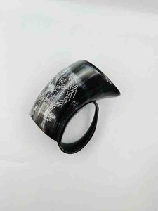 Meilleure vente tasse de corne de buffle écologique tasse de corne de Viking pour la qualité de la bière Style religieux artisanat fait à la main direct - Product Image 3