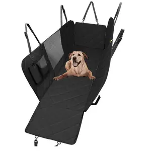 Không thấm nước 600D Pet Car Seat Cover Dog Rear sang trọng có thể giặt bảo vệ trở lại Dog Car Seat Bìa