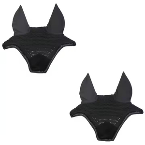 Proveedor ecuestre de alta calidad, capó de caballo personalizado para productos, capó ligero de oreja suave para carreras de caballos - Product Image 3
