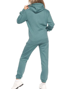 Modern Sports Female Athletic Training Wear Joggers Set Casual Apparel High <b>Waist</b> Workout Outfit With Front Pockets 2PCS Set - Product Image 6