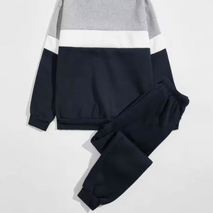 Vente en gros de survêtements de haute qualité à impression personnalisée ensemble de survêtements à broderie 3D pour hommes - Product Image 5