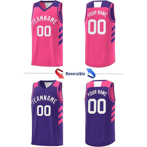 Maillot de basket-ball uniforme de sport d'été 100% Short de basket-ball en polyester Maillots Laker personnalisés pour hommes - Product Image 2