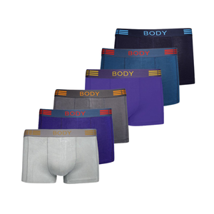 Calzoncillos bóxer sin costuras de tiro medio para hombre de viscosa de algodón, calzoncillos transpirables, entrega rápida, mayorista OEM, Vinh Hung, plástico de Vietnam - Product Image 5