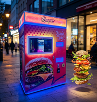 Distributeur automatique de frites surgelées et de bento pour le déjeuner avec paiement par pièces et billets