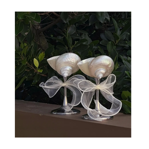 Seashell <b>Glasses</b> Elegant Design Using Real Shells Ideal For Home Entertaining And Tropical Theme Parties Vietnam - Product Image 3