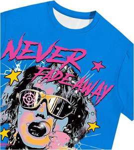 Último diseño de alta calidad para hombres, camisetas de Venta caliente, nueva llegada, camiseta informal 100% de algodón de manga corta transpirable impresa - Product Image 3