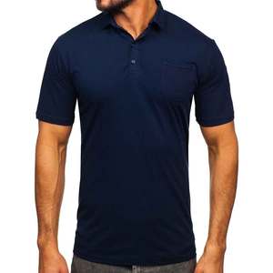 Polos personalizados para hombre con logotipo bordado, manga corta, transpirables, de algodón o poliéster, uniformes para equipos o empresas. - Product Image 1