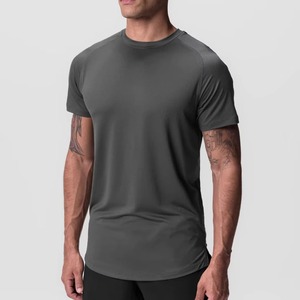 เสื้อยืดแขนสั้นสำหรับผู้ชาย, เสื้อยืดสีล้วนสำหรับใส่100% ลำลอง - Product Image 2