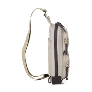 Sac à bandoulière unisexe en polyester de haute qualité, style vintage, tissu imperméable, élégant et tendance, pour la randonnée et les voyages, avec fermeture éclair, fabriqué au Vietnam - Product Image 5