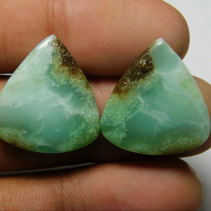 พลอยสีเขียวธรรมชาติ Cabochons พลอยหลวมดูสวยงามสําหรับเครื่องประดับอินเทรนด์ทําอัญมณีที่น่าตื่นตาตื่นใจราคาขายส่งรูปร่างว้าว - Product Image 3