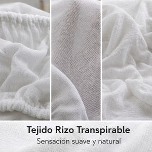 Coprimaterasso in Spugna Lavabile in Lavatrice fino a 25 cm di Altezza con Banda Elastica a 360° per una Vestibilità Perfetta - Serie Cover & Protector - Product Image 3