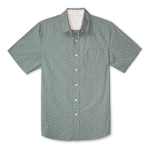 Chemises à manches courtes pour hommes avec motifs imprimés, broderie d'étiquette de logo personnalisé et options de marque personnelle - Product Image 1