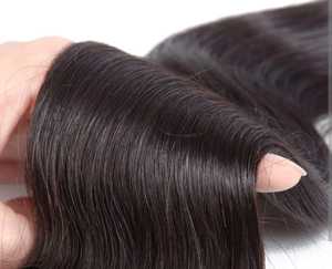 Paquete de Extensiones de Cabello Humano 100% Natural (Negro) de 16 Pulgadas - Product Image 4