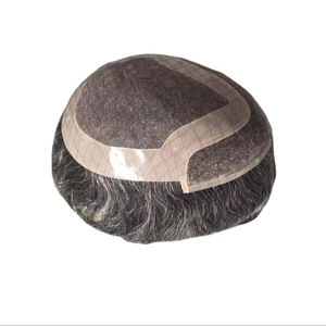 Peluca de Cabello Humano Taz Hair BD, Ondulado, Prótesis Capilar, 100% Cabello Remy Chino, con Frente de Encaje y Base Mono - Product Image 2