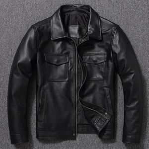 <b>Jacket</b> for Man Primum Quality Men's Vintage Style Distressed Faded <b>Real</b> Cowhide <b>Leather</b> <b>Jacket</b> OEM Service <b>jacket</b> for men - Product Image 6