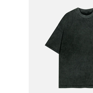 T-shirt Homme Luxe Vieilli Effet Usé 2026 – Impression DTG Personnalisée, Lavage Acide, Style Vintage - Product Image 2