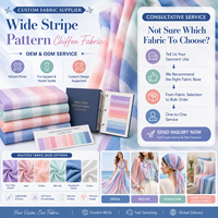Tissu en mousseline de polyester doux à rayures larges personnalisables, motif floral, très demandé, pour écharpes, chemises, foulards – Usine OEM/ODM