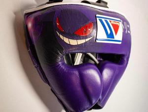 Factory Manufacture Top Selling Genger Printed Purple Winning Boxing <b>Set</b> For Adults Fighting Custom Made Genger Winning Gloves - Product Image 3