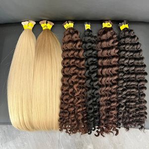 ผมต่อของมนุษย์สีบลอนด์ธรรมชาติ100% ผมบริสุทธิ์ที่ยังไม่ผ่านการทำสารเคมี - Product Image 1
