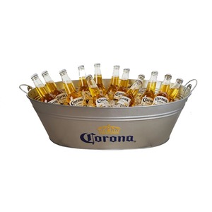 Hielera de Metal de Diseño Moderno, Enfriador de Champán, Enfriador de Cerveza para Bebidas, Accesorios para Bodas, Eventos, Hogar y Bar - Product Image 1