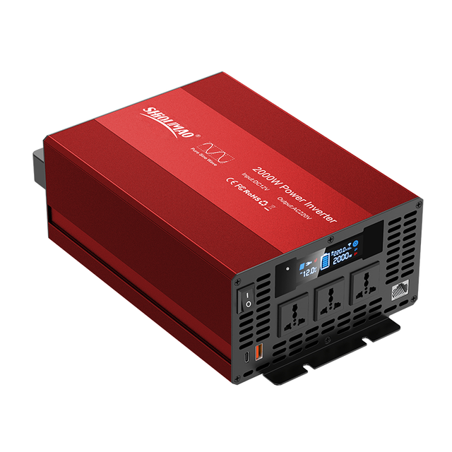 2000W Pure Sine Wave Power Inverters 12V 24V DC to 110V 220V AC Off Grid Power Inverter for Home