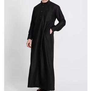 Thobe émirati de luxe, Kandura traditionnelle arabe, vêtement élégant pour homme, Jubba douce et respirante, tenue islamique moderne - Product Image 3