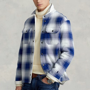 Woolen custom Breathable Men Shackets Premium Quality Decent Style OEM/ODM Wholesale Bulk Order Available All Sizes And Colors - Product Image 1