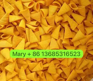 Doritos Corn Chips Bugle Snacks Extruder Process Line And Corn Tortilla Making Machine