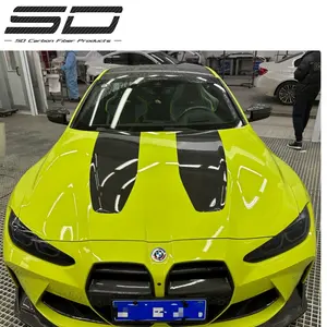 Csl Style Carbon Glossy Front Engine Hood Cover For Bnw M3 G80 M4 G82 G83
