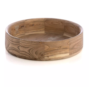 Bol rond en bois en laiton AK en couleur bois naturel qualité supérieure au prix de gros pour article d'ustensiles de cuisine/décoration de table - Product Image 3