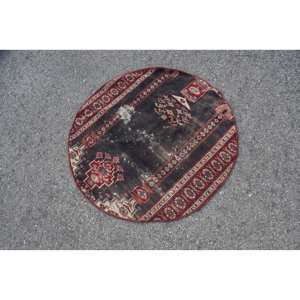 <b>Traditional</b> Brown Red Vintage Kilim Turkish <b>Rug</b> Large Area 9x12 Rectangle Patchwork 10mm Wool Latex for Hallway Room Decor - Product Image 2