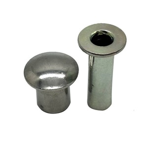 Fabricant de rivets sur mesure, rivets creux en acier inoxydable, rivets décoratifs en aluminium, rivets tubulaires creux en métal de 8 mm - Product Image 1