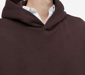 เสื้อฮู้ดผู้ชายพิมพ์ลายพัฟกำหนดได้เอง500กรัมซักกรด - Product Image 6