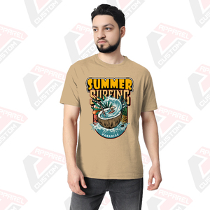 Camiseta cómoda ultrasuave esencial para hombre para el verano, apliques ecológicos, decoración, tela vaquera Batik de pana, opciones - Product Image 3