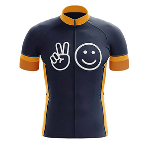 Nouvelle conception, haute performance, uniformes d'équipe de cyclisme en plein air, personnalisables, maillots de vélo légers à manches courtes - Product Image 2
