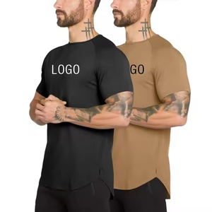 เสื้อยืดออกกำลังกายขนาดใหญ่พิเศษ OEM เสื้อยืดระบายอากาศแบบนูนสำหรับผู้ชาย พร้อมโลโก้และดีไซน์ตามสั่ง - Product Image 3