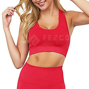 Conjunto de Yoga sin costuras de alta calidad para mujer, superventas, conjunto de Yoga hecho de poliéster Spandex para mujer - Product Image 5