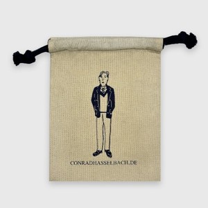 Pochette à cordon avec logo personnalisé Sac cadeau en lin écologique pour bijoux, faveurs de mariage, emballage réutilisable pour petits articles, vente en gros - Product Image 2