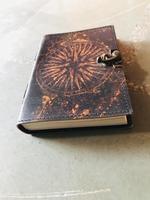 Agate sur mesure beau matériau en cuir de journal fabriqué à la main avec une apparence artistique pour les cadeaux