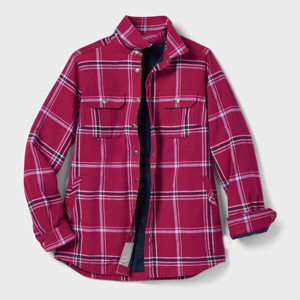 Chemise en flanelle décontractée gratuite pour les femmes, doux et confortable, avec bouton tissé, logo à l'avant, personnalisable, décontracté, superposition d'automne - Product Image 4