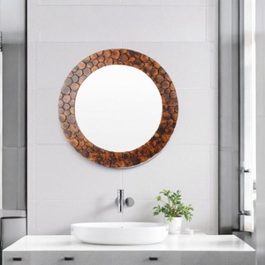 Espejo Rectangular con Marco de Nácar de Calidad Exclusiva, con Cuentas de Mosaico, Aspecto Atractivo, para Exhibir Fotos Memorables - Product Image 2