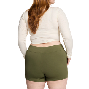 Shorts de Yoga de Talla Grande con Compresión, Cintura Alta, Tela Elástica, Soporte para Entrenamiento, Ropa Deportiva Activa, Shorts de Gimnasio para Mujer - Product Image 2