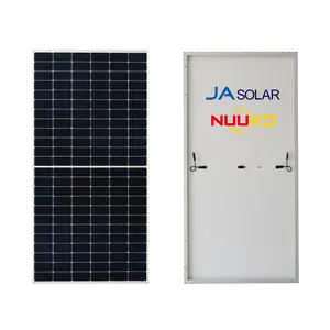 太阳能系统用Tier 1 JA太阳能单晶硅光伏面板530W-555W半电池单片