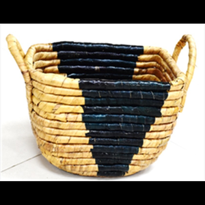 Panier tissé en jacinthe d'eau écologique personnalisé grand panier de rangement pour la maison taille personnalisée pour organiser votre maison 8 pouces x 14 pouces - Product Image 3