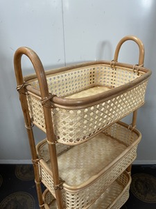 หวายสามชั้นชั้นเก็บผู้ถือจัดเก็บตกแต่งและชั้นวาง - Product Image 6